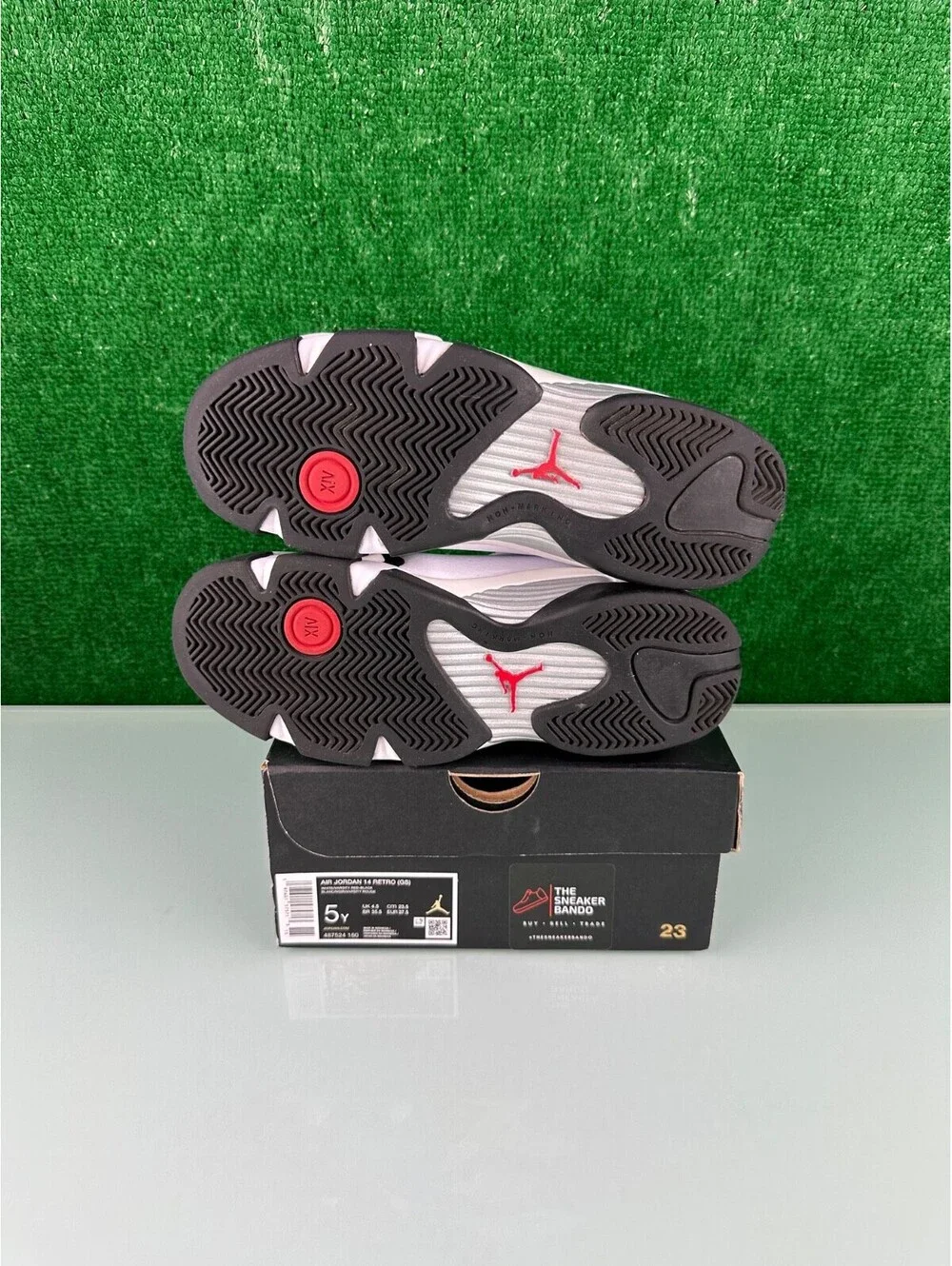 Size 5Y- Air Jordan 14 Retro 2024 Black Toe (GS)